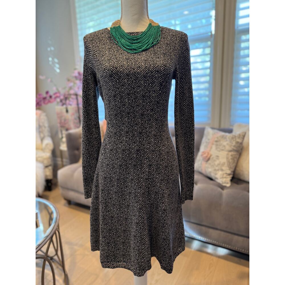 MSRP $180 MICHAEL Michael Kors Herringbone Knit Sweater Dress Size S QUICK SHIP